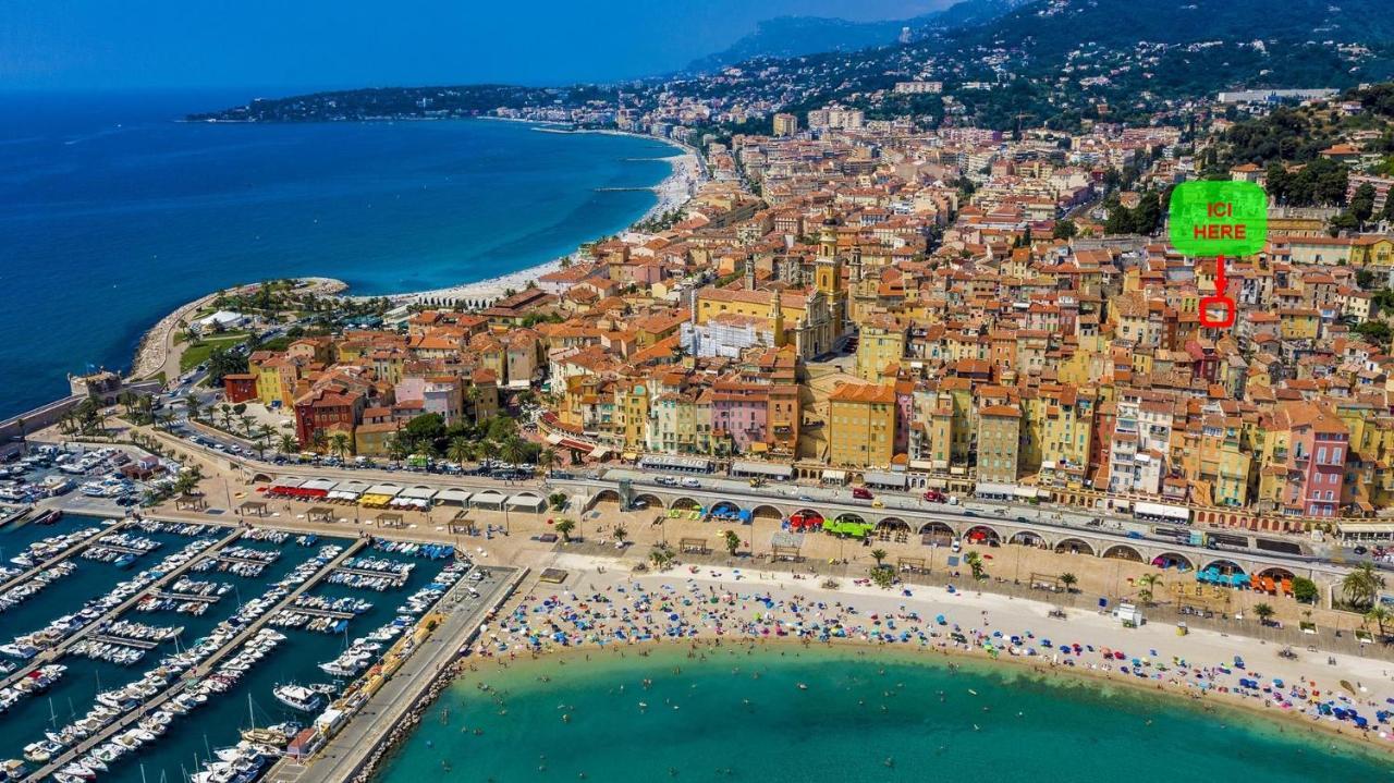 Menton, Centre Historique, Vue Mer Luaran gambar